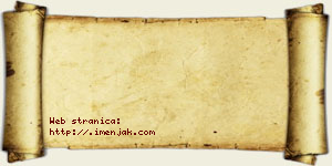 Dimitrije Stojaković vizit kartica